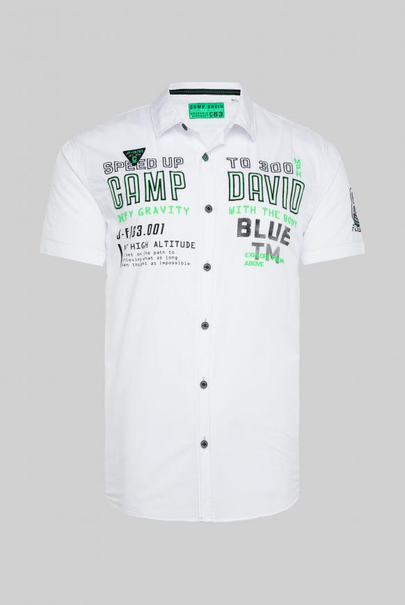 Kurzarmhemd mit Logo Artworks