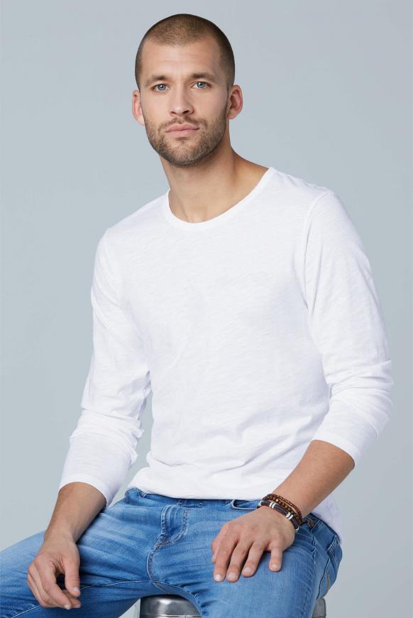Langarmshirt aus Flammgarn
