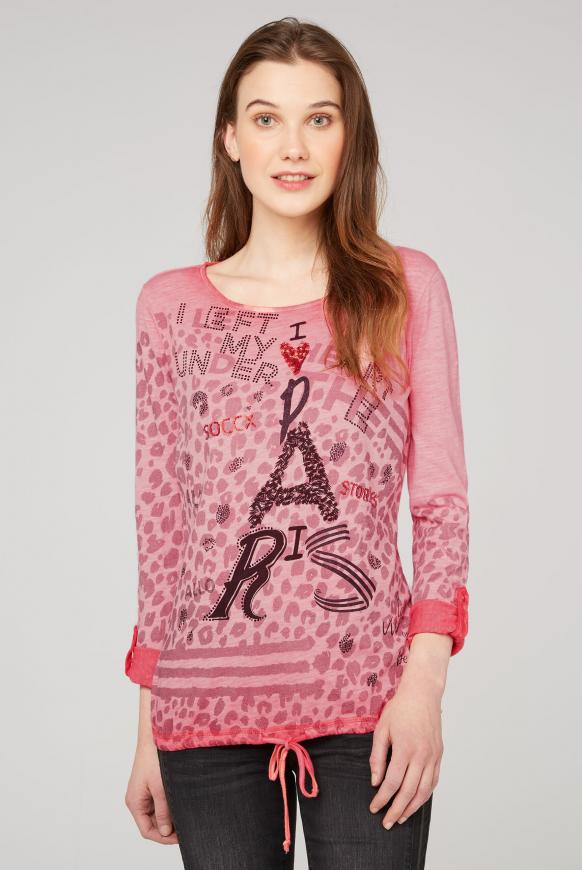 Langarmshirt mit All Over Print
