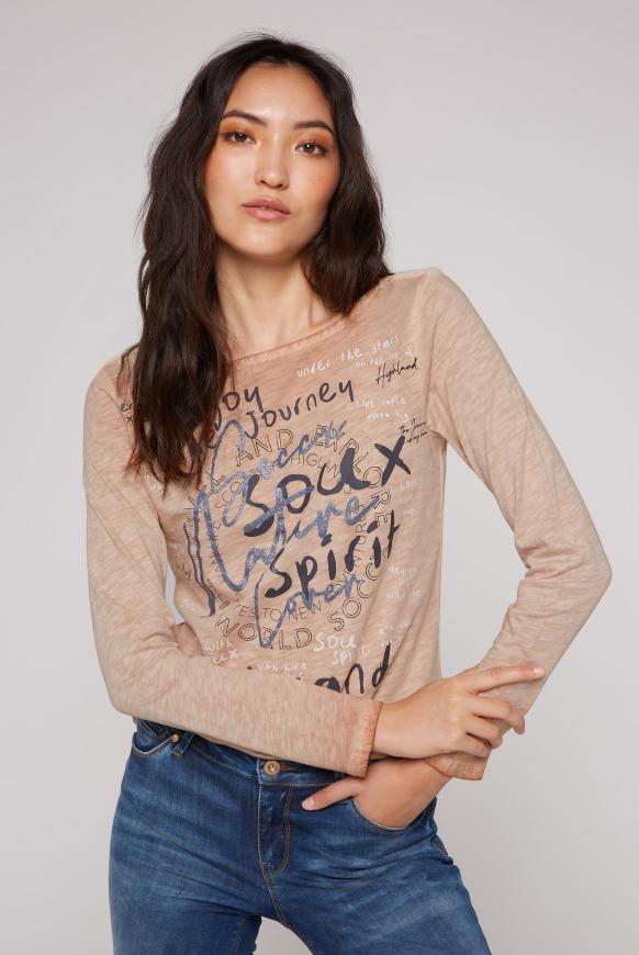 Langarmshirt mit Artwork