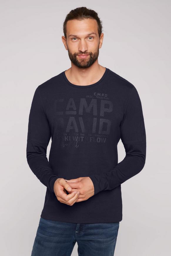 Langarmshirt mit Schulter-Artwork