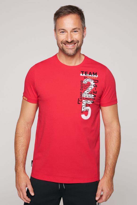 Langes T-Shirt mit XL-Rücken-Print
