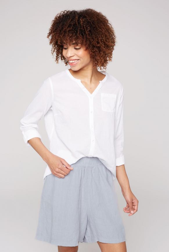 Leichte Bluse mit Brusttasche