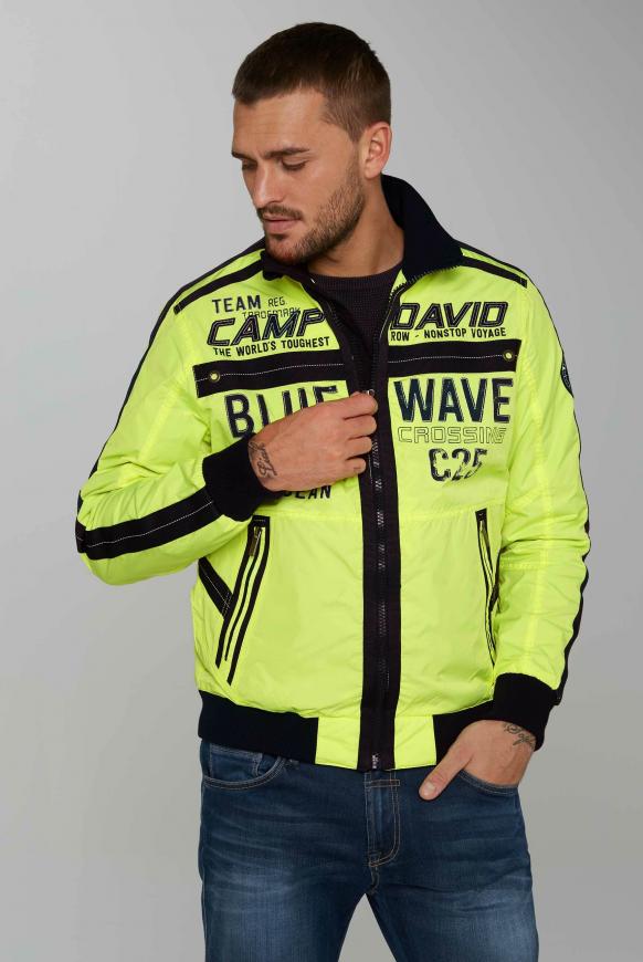 Leichter Blouson mit Tapes und Artworks