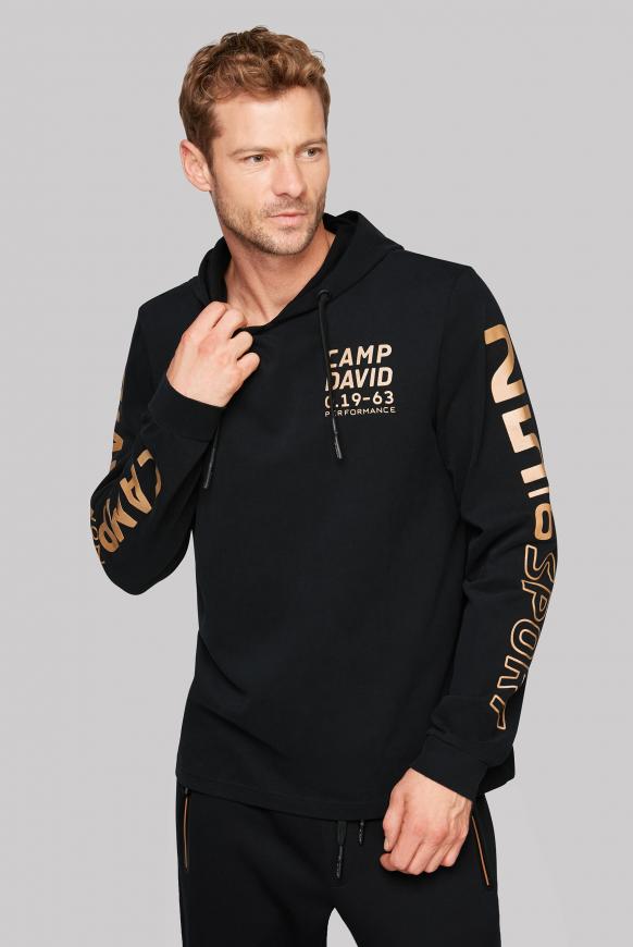 Leichter Hoodie mit Ärmel-Artwork