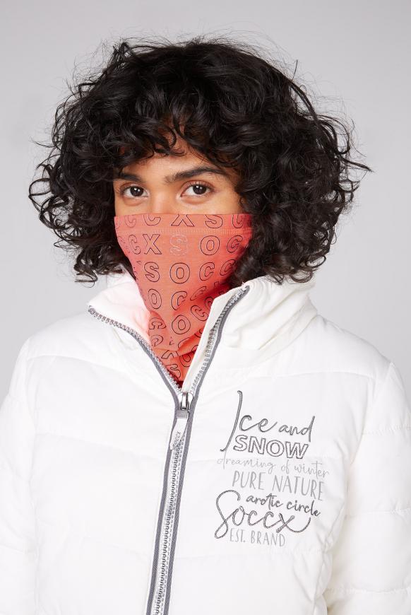 Loop-Schal-Maske mit Artwork