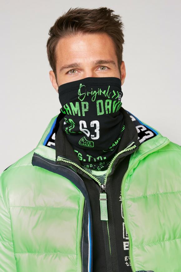 Loop-Schal-Maske mit Logo Print