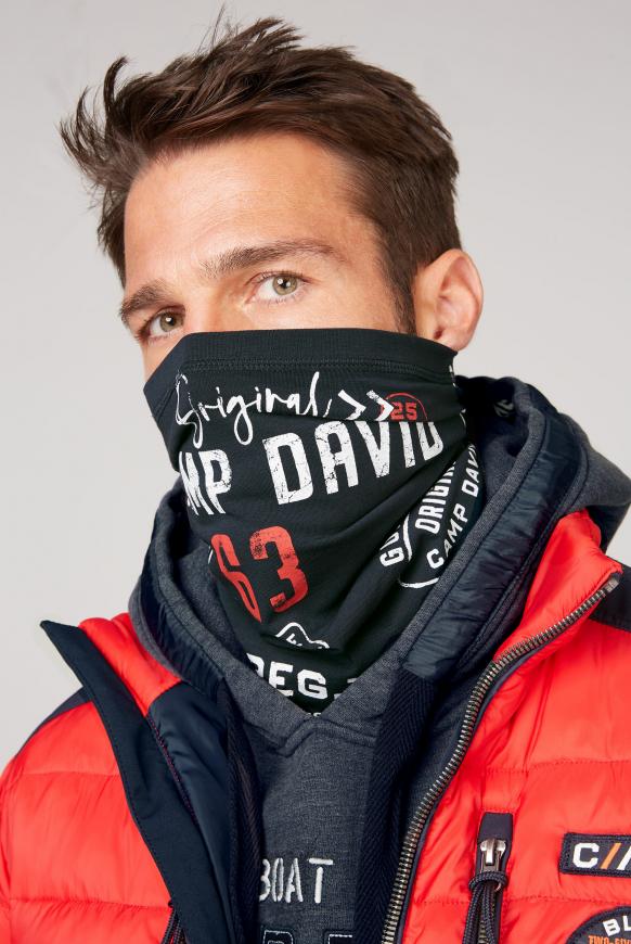 Loop-Schal-Maske mit Logo Print