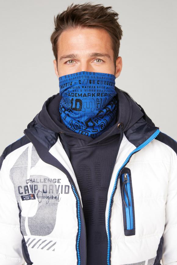 Loop-Schal-Maske mit Logo Print