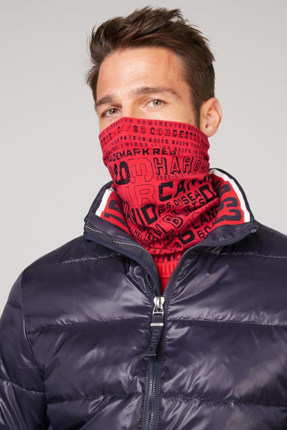 Loop-Schal-Maske mit Logo Print