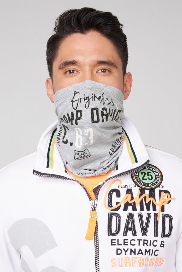 Loop-Schal-Maske mit Used Print