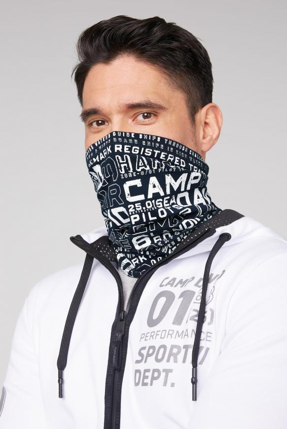 Loop-Schal-Maske mit Used Print