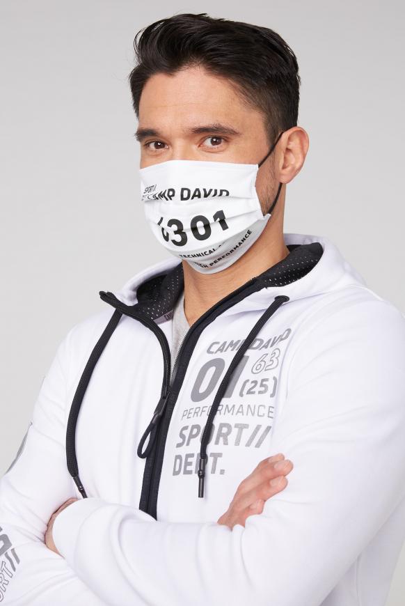 Masken aus Jersey mit Logo 4er Pack