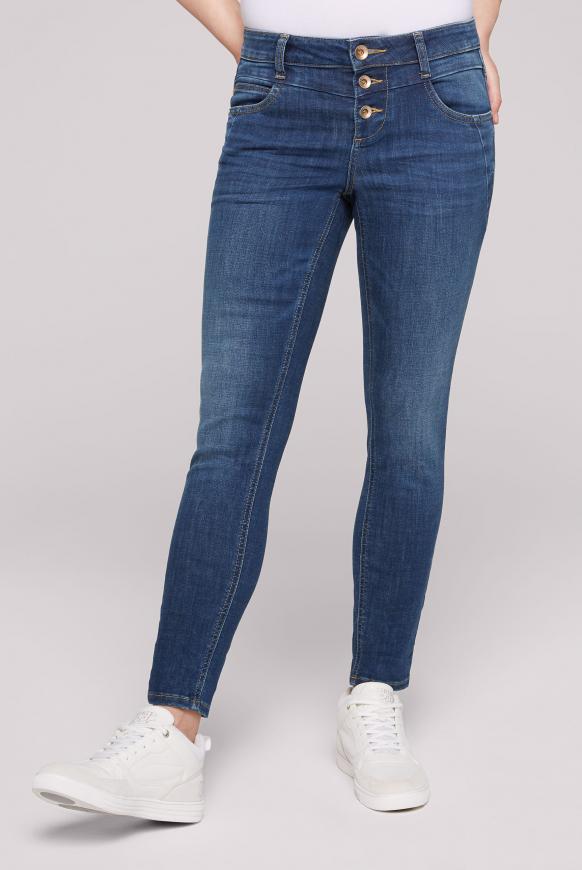 MI:RA Jeans mit Knopfleiste