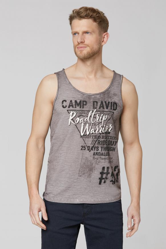 Muskelshirt im Vintage Look mit Print