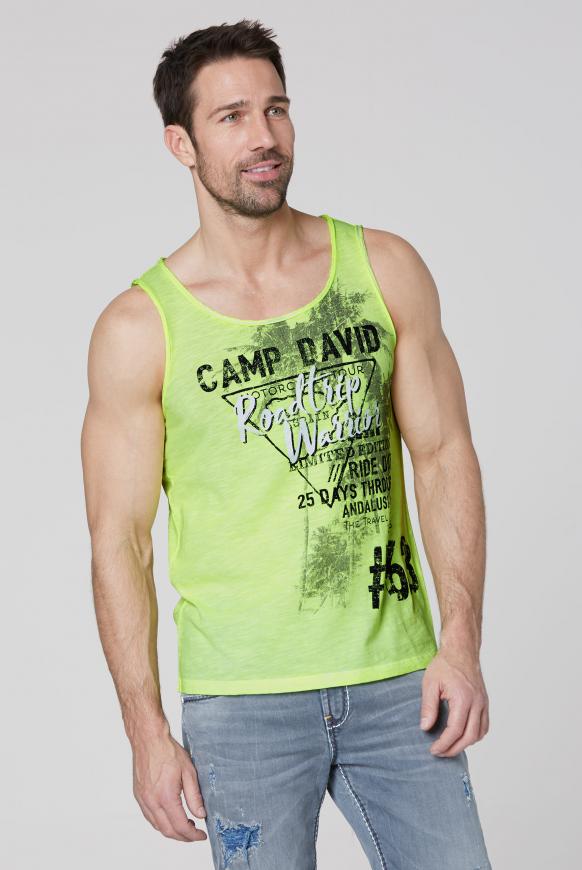 Muskelshirt im Vintage Look mit Print