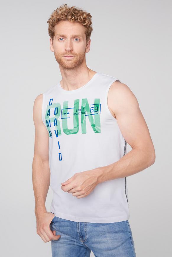 Muskelshirt mit Folien- und Fotodruck