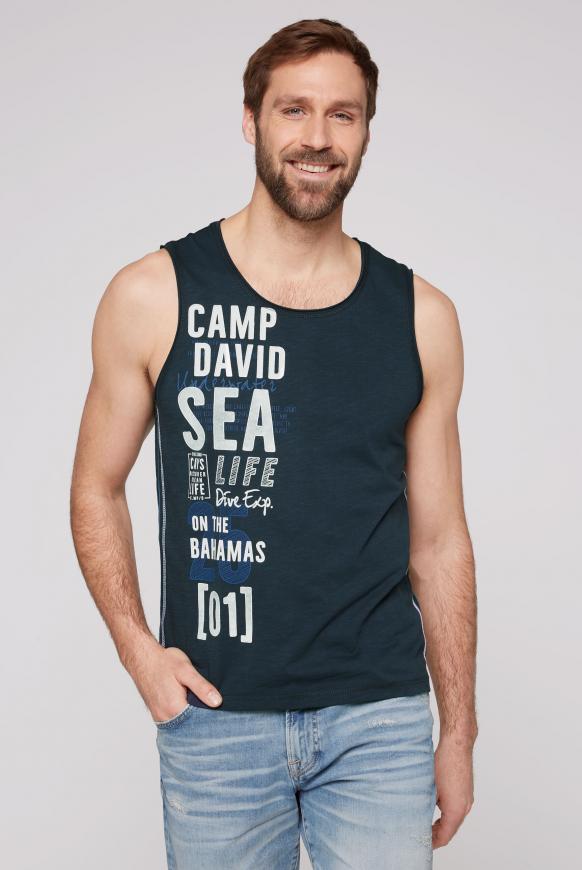 Muskelshirt mit Logo-Artwork
