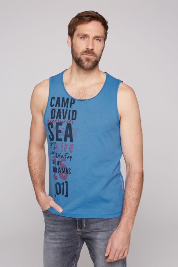 Muskelshirt mit Logo-Artwork