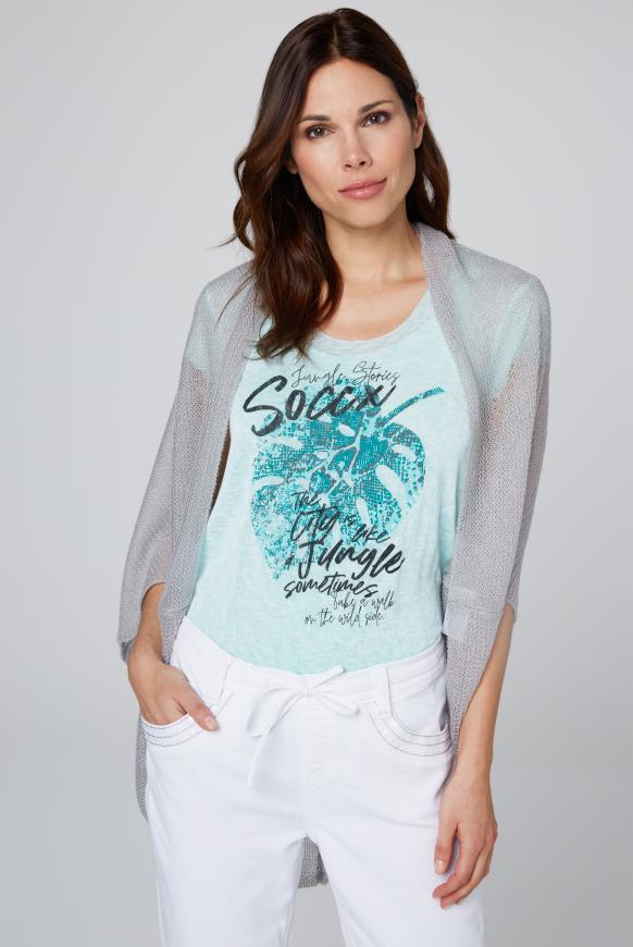 Offener Cardigan im Bolero-Stil