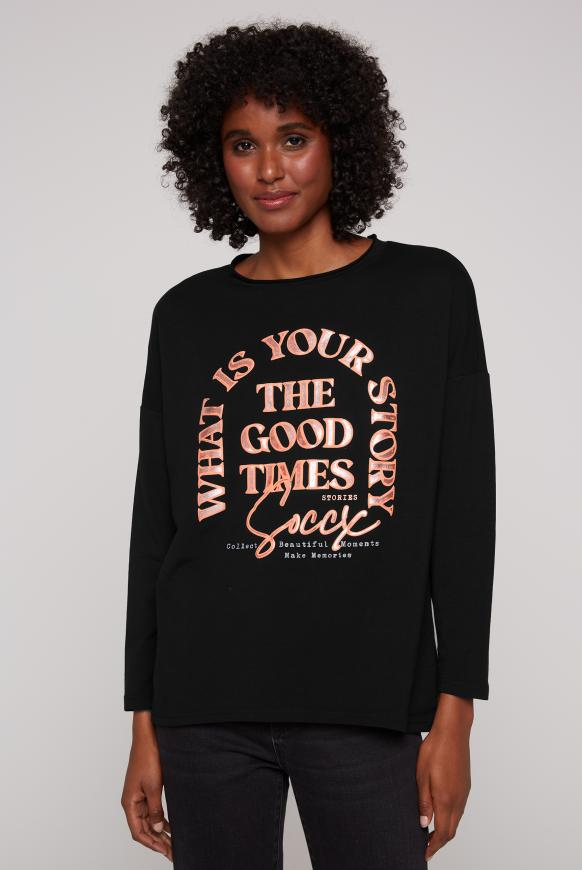 Oversized Sweatshirt mit Artwork