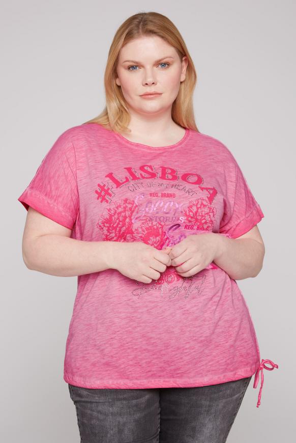pink oversized tshirt
