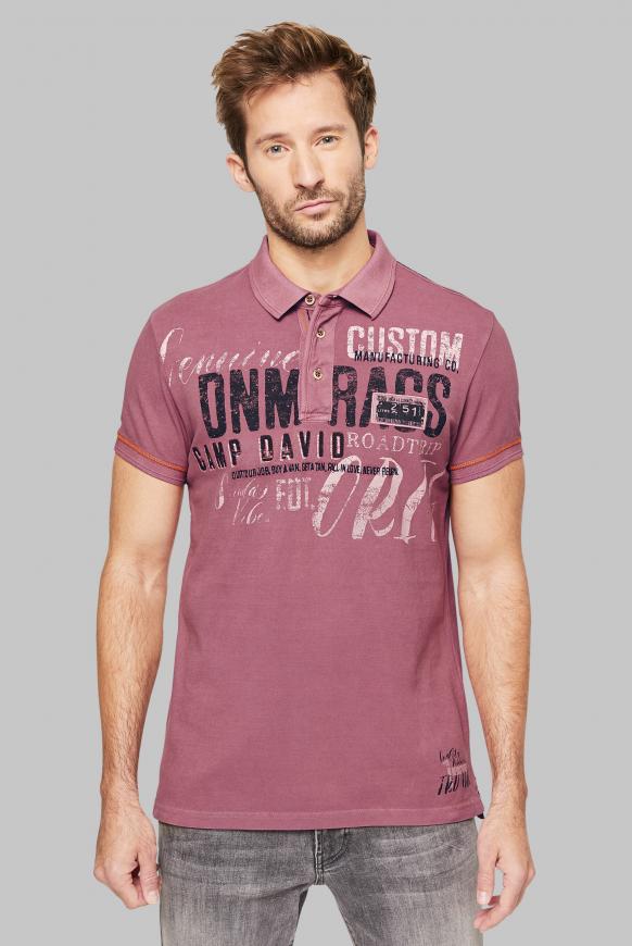 Pikee-Poloshirt mit Artworks