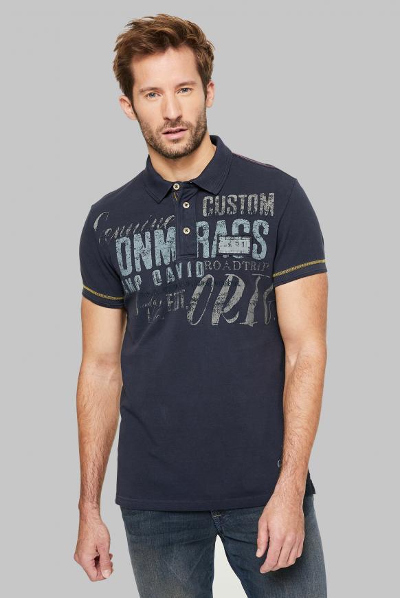 Pikee-Poloshirt mit Artworks