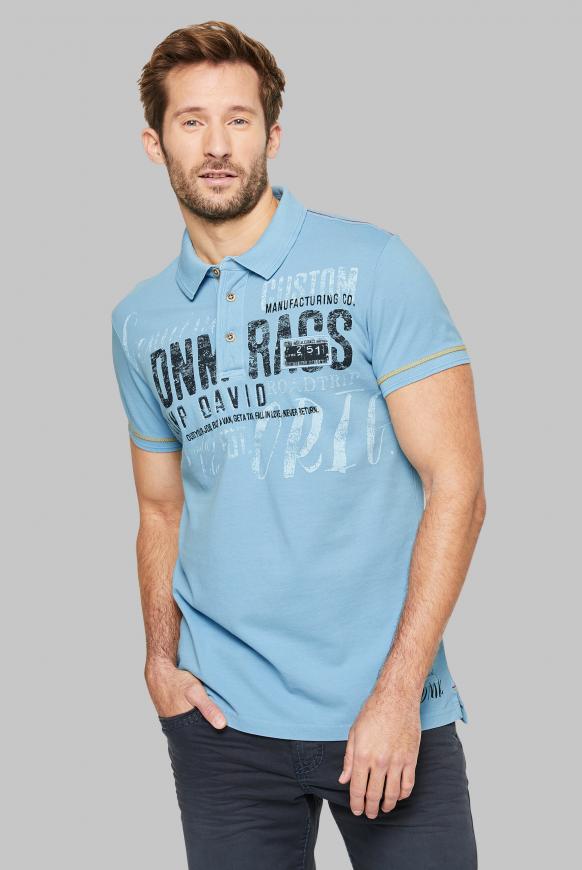 Pikee-Poloshirt mit Artworks