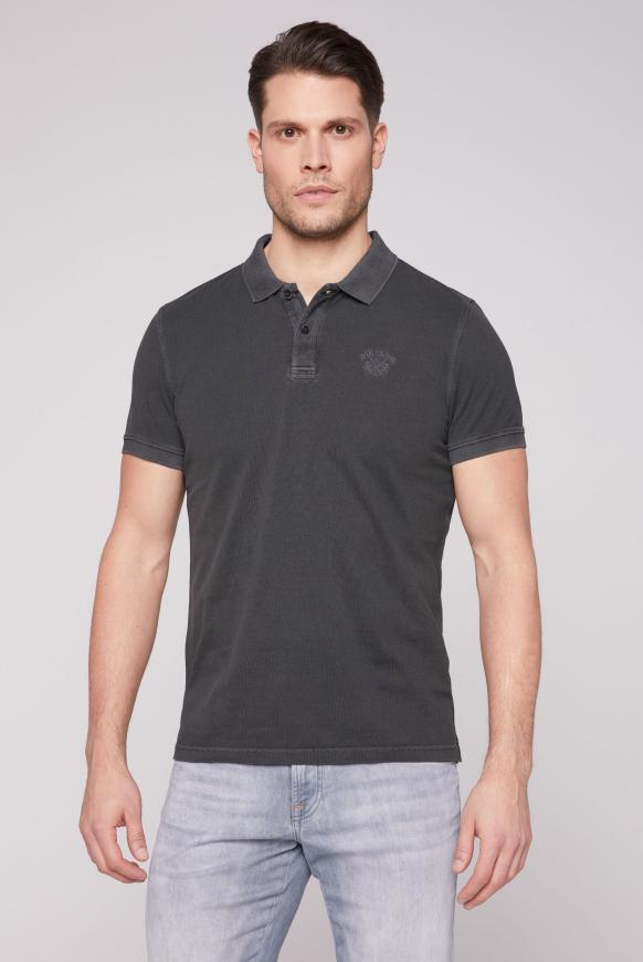 Polo aus Pikee mit Logo auf dem Unterkragen