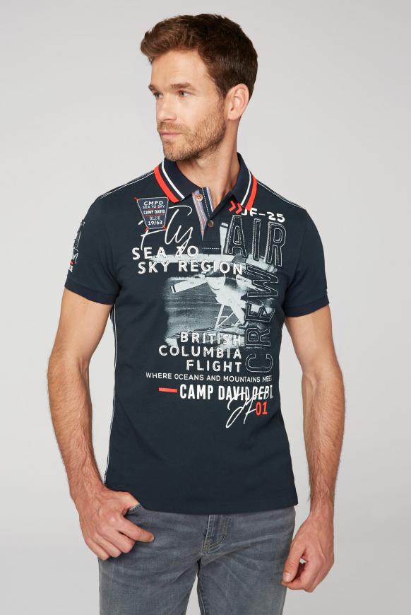 Polo mit Photoprint und Applikationen