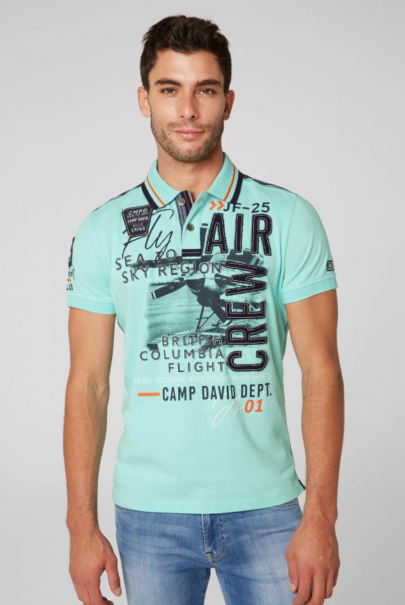 Polo mit Photoprint und Applikationen