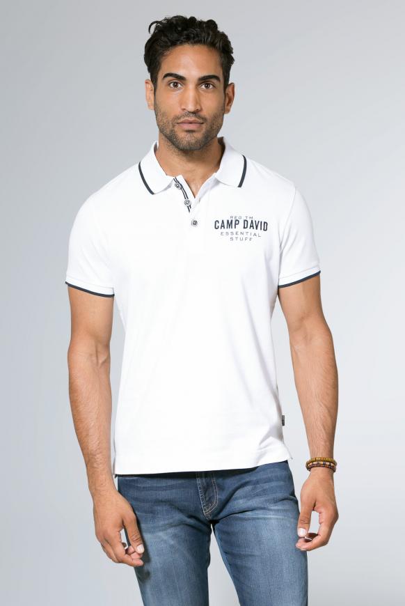 Poloshirt aus Jersey mit kleinem Artwork
