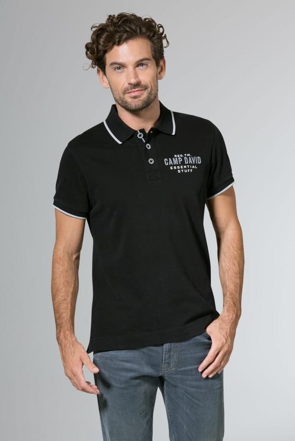 Poloshirt aus Jersey mit kleinem Artwork