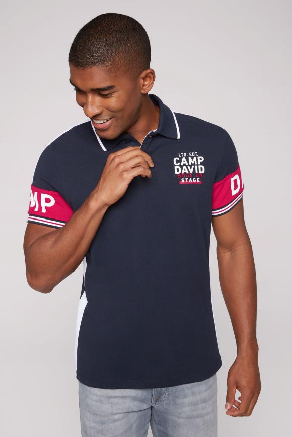 Poloshirt aus Pikee mit Logo-Ärmeln