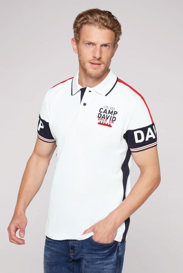 Poloshirt aus Pikee mit Logo-Ärmeln