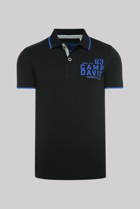 Poloshirt aus Pikee mit Logo Puff Print
