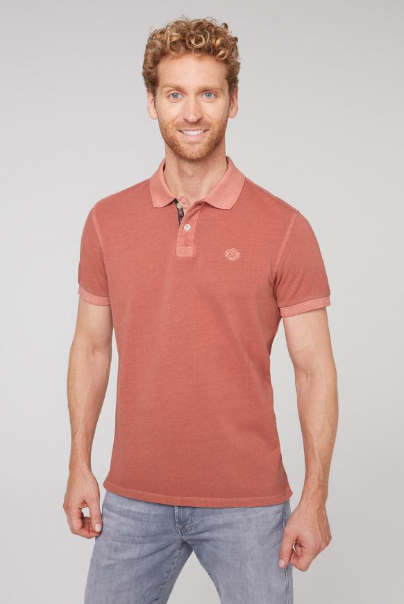 Poloshirt aus Pikee mit Logostick