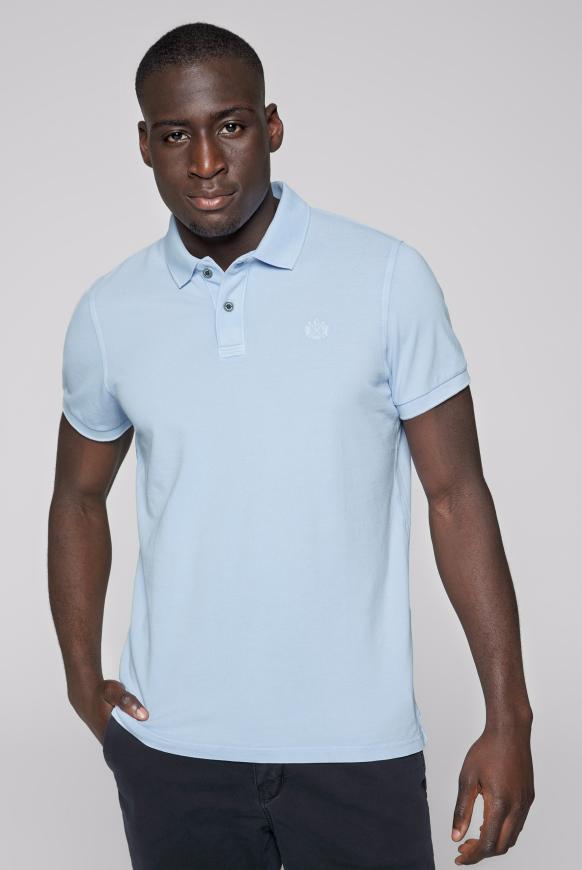 Poloshirt aus Pikee mit Logostick