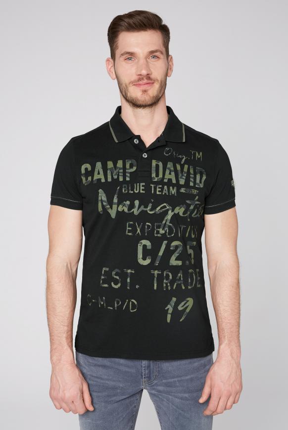 Poloshirt mit Photoprint Artwork