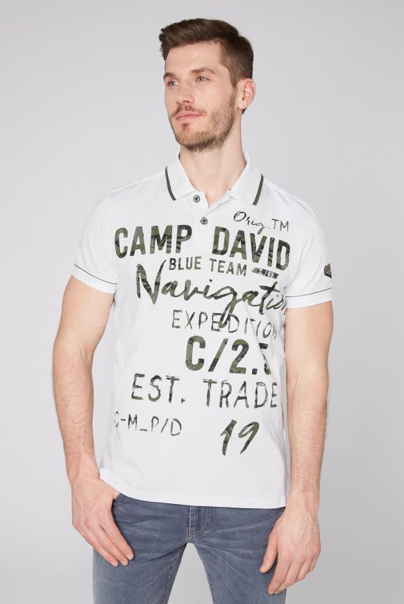 Poloshirt mit Photoprint Artwork