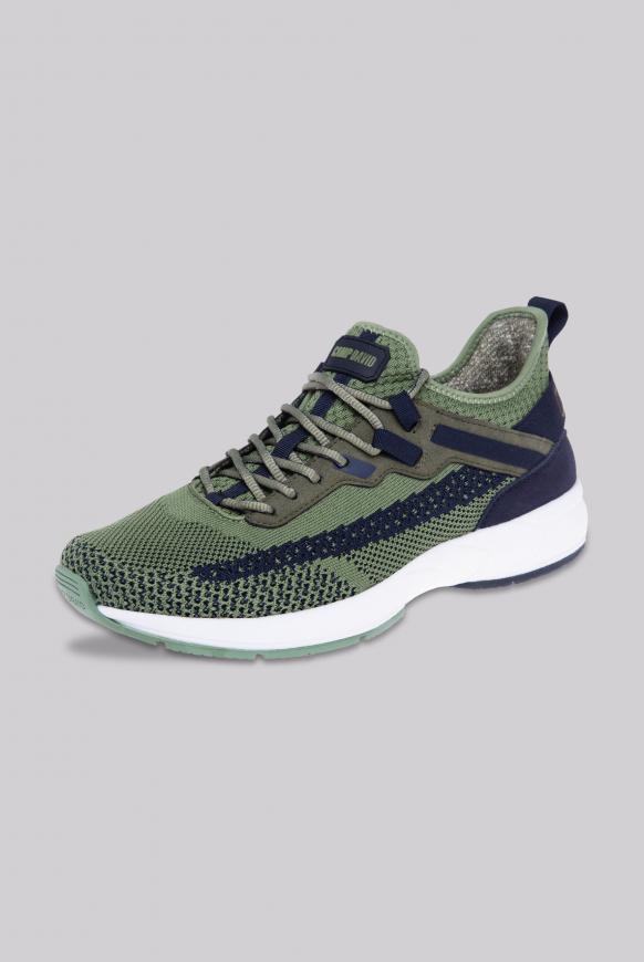 Power Sneaker im Strick-Design mit Logostick