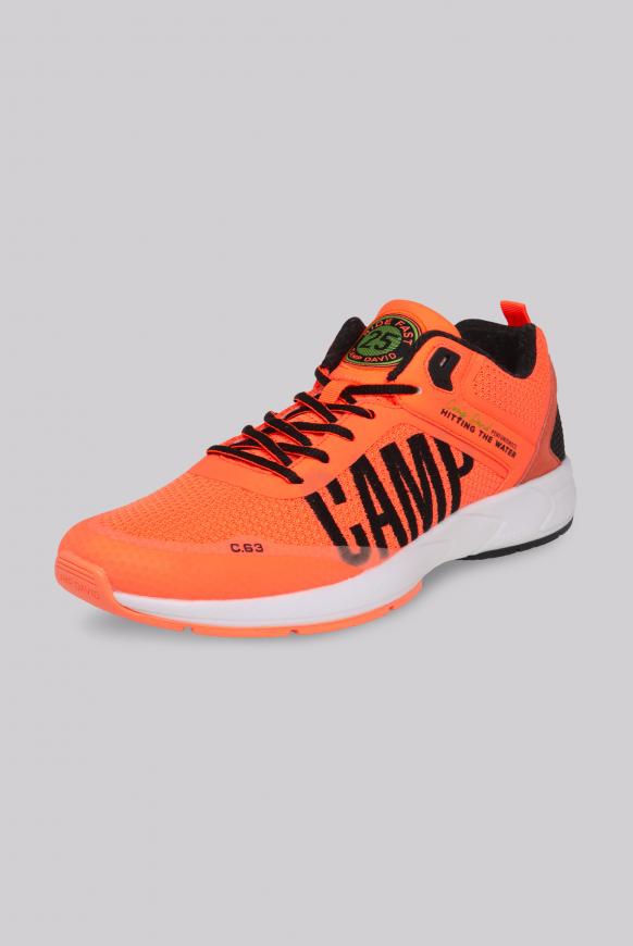 Power Sneaker mit Strick-Struktur und Logo