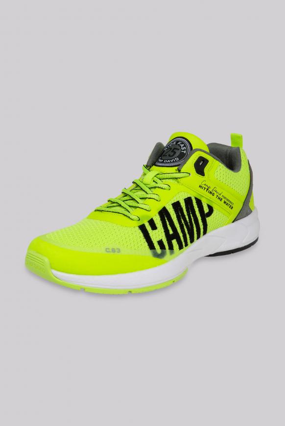 Power Sneaker mit Strick-Struktur und Logo