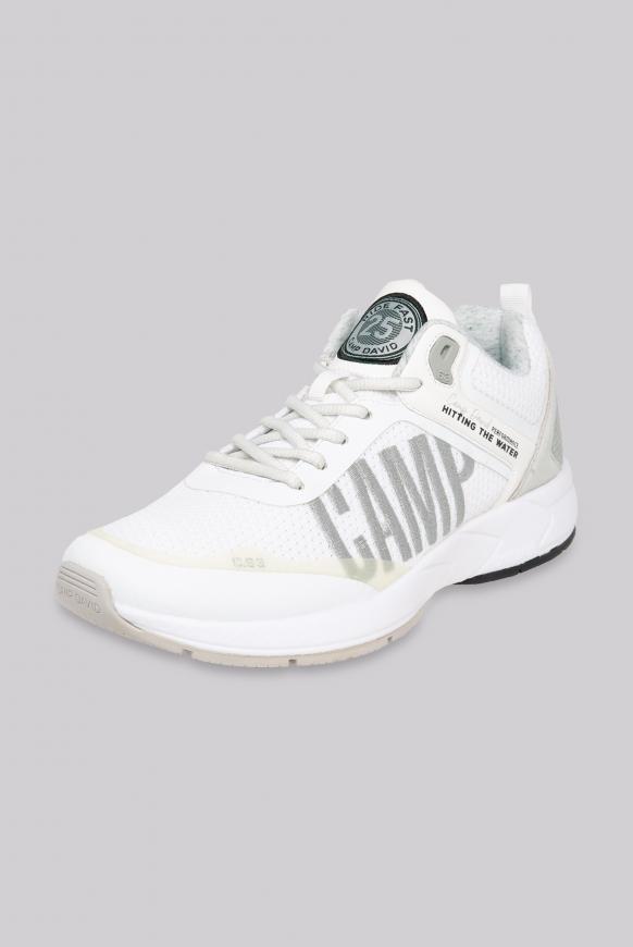 Power Sneaker mit Strick-Struktur und Logo