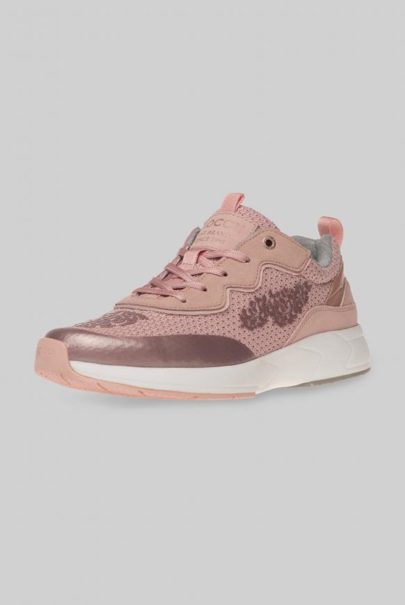 Premium Sneaker im Metallic Look