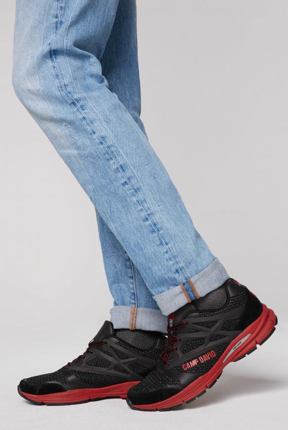 Premium Sneaker mit Strick-Struktur