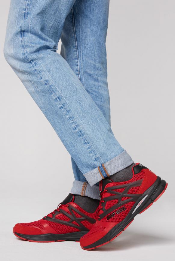 Premium Sneaker mit Strick-Struktur
