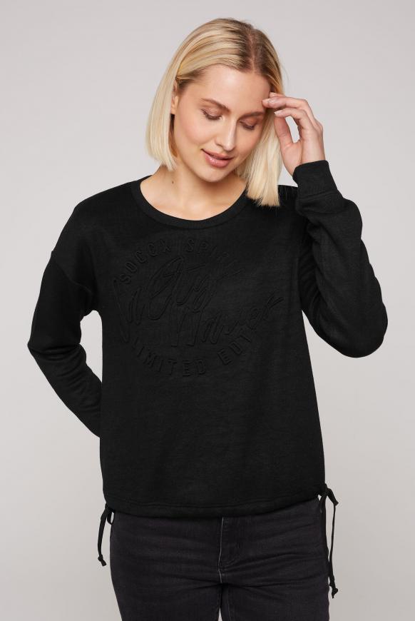 Pullover mit Prägedruck