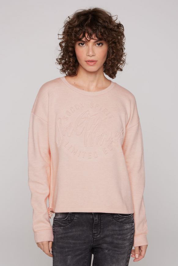 Pullover mit Prägedruck